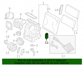 Клапан печки кондиционера BMW X1 F48 16-22