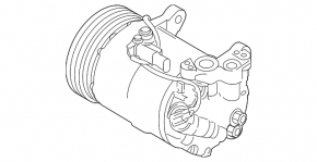 Компрессор кондиционера Mini Cooper 14-24