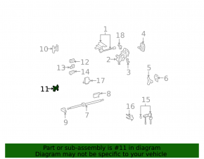 Петля двери багажника нижняя Lexus GX470 03-09