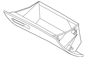 Torpedou Hyundai Sonata 20-23 cu încuietoare, negru