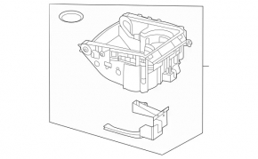 Бокс карман центральной консоли с подстаканниками Mercedes W167 GLE 350 450 20-26