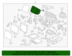 Corpul de încălzire gol al Ford Escape MK3 17-19 restul