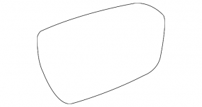 Element oglindă stânga încălzită Land Rover Range Rover Evoque 12-18