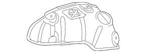 Protecția colectorului frontal pentru Lexus RX350 04-09
