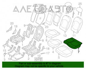 Задний ряд сидений 2 ряд Mini Cooper Countryman R60 10-16 кожа черн