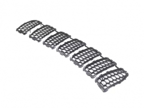 Решетка радиатора grill Jeep Grand Cherokee WL 21-26 тип 2