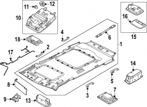 Modul de control principal UWB BLW Hyundai Santa Fe 24-26 HEV