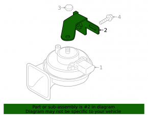 Semnal suport scăzut Audi Q3 F3 19-25