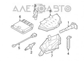 Датчик положения коленвала Audi A6 C7 16-18 3.0T CREC