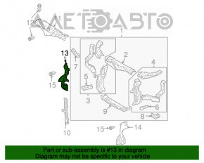 Дефлектор радиатора правый Lexus RX300 RX330 RX350 04-09