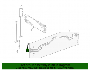 Termostat răcire transmisie automată pentru Audi Q7 4L 10-15 cutie manuală