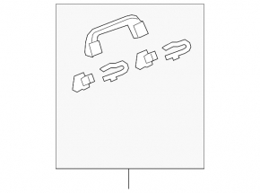 Ручка потолка передняя левая Honda CRV 12-16 серая