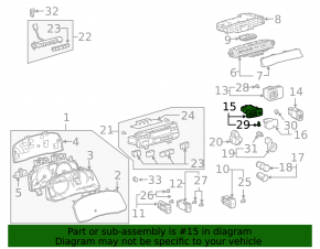 Кнопка аварийной сигнализации Lexus GX470 03-09