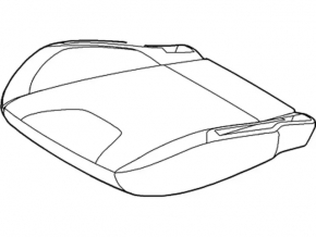 Водительское сидение Ford Focus mk3 11-14 дорест, без airbag, механич, ткань черн