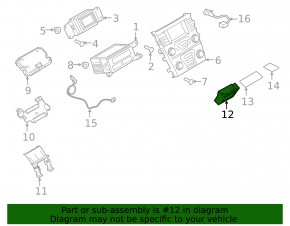 USB Hub Ford Escape MK3 17-19