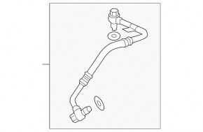 Conductă de alimentare cu ulei pentru turbocompresor Land Rover Range Rover Velar 18-26 2.0T