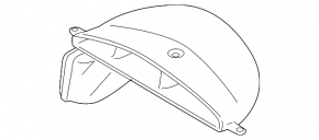 Воздухоприемник центральный Lexus IS250 06-13