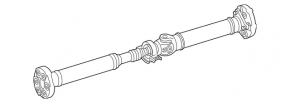 Карданный вал кардан задний Mercedes W213 E 300/350 18-21 RWD, без муфт