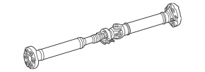 Карданный вал кардан задний Mercedes W213 E 300/350 18-21 RWD, без муфт