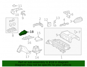 Воздуховод охлаждения ВВБ Toyota Prius V 12-17