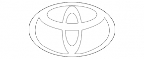 Эмблема капота Toyota Venza 09-15
