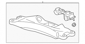 Кронштейн кпп Chevrolet Camaro 16-23 6.2