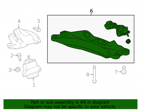 Кронштейн кпп Chevrolet Camaro 16-23 6.2