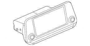 Monitor, display, navigație Nissan Sentra 20-