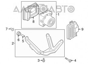 Modul de control al tracțiunii pentru Mini Cooper F56 3d 14-