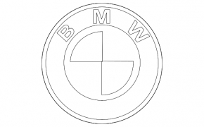 Эмблема переднего бампера BMW Z4 09-16