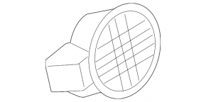 Корпус лючка бензобака Mini Cooper F56 3d 14-23 пробит