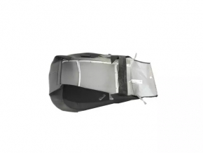 Водительское сидение Fiat 500X 16-18 с airbag, электро, кожа черн с красными вставками