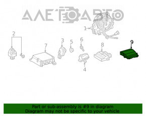 Receiver assy, smart door control Lexus RX350 RX450h 10-15