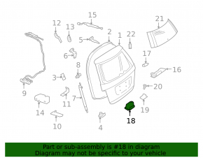 Замок двери багажника Mercedes W164 ML