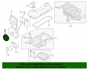 Шкив коленвала Nissan Rogue 14-20 2.5