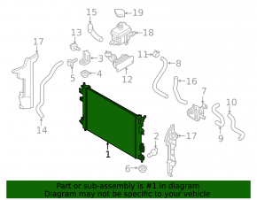 Radiator răcire cu apă Kia Soul EV 15-19