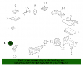 Динамик в торпеде центральный Audi Q7 16-23 Bose