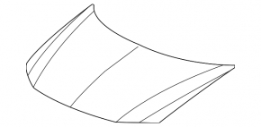 Капот голый Honda Civic 11-15