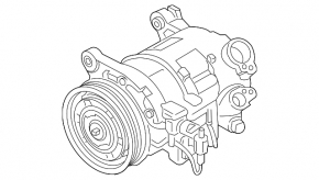 Компрессор кондиционера BMW F30 12-18 N20