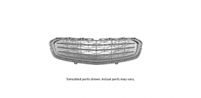 Решетка радиатора grill Chevrolet Cruze 15-16 рест