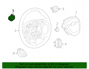 Кнопки мультимедиа на руле левые Ford Focus mk3 11-18 дорест