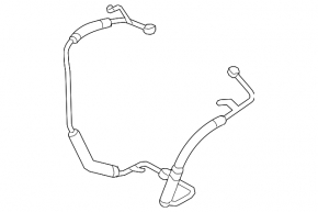 Трубка масляного охлаждения турбины BMW X5 F15 14-18 4.4T
