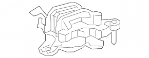 Подушка двигателя правая Toyota Avalon 19-22 3.5