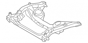 Подрамник передний BMW 5 G30 17-23 2.0T RWD
