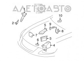 Корпус блока компьютера двигателя Lexus IS250 06-13
