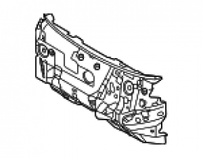 Izolare fonică a scutului motorului interiorului Ford Mustang Mach-E 21-26, negru