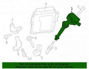 Bobină de aprindere pentru Land Rover Range Rover 13-21 3.0, 5.0