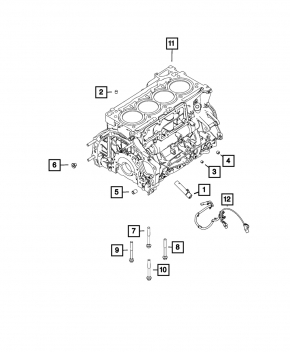 Încălzitor bloc cilindri Jeep Cherokee KL 19-23 2.0T