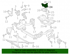 Кронштейн АКПП Audi Q5 8R 09-17