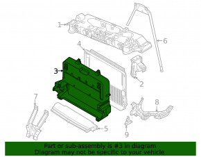 Conductă de aer pentru radiator Volkswagen ID.4 21-23